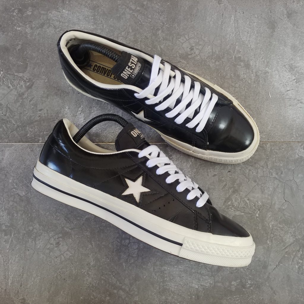 Converse Original One Star Ox HanByeol Black 165741C ( Size 41,5 / 26,5 cm )