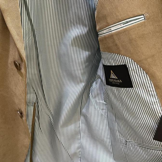 Slim Fit Casual Blazer Pria COGABANA Jas Santai Semi Formal