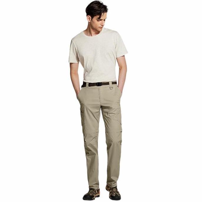 CQR CONVERTIBLE CARGO PANTS - TAN
