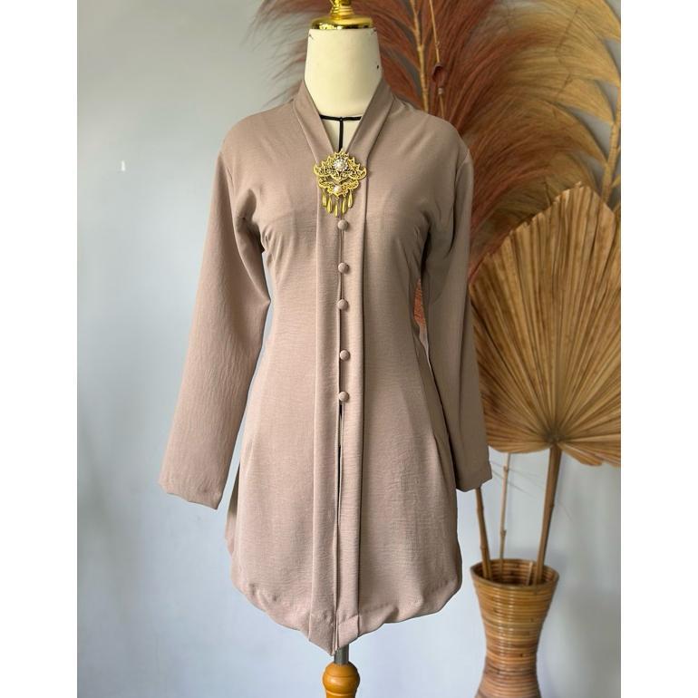 Diskont Kebaya Muslim Modern/Kebaya Bali Panjang/Kebaya Panjang Untuk Hijab