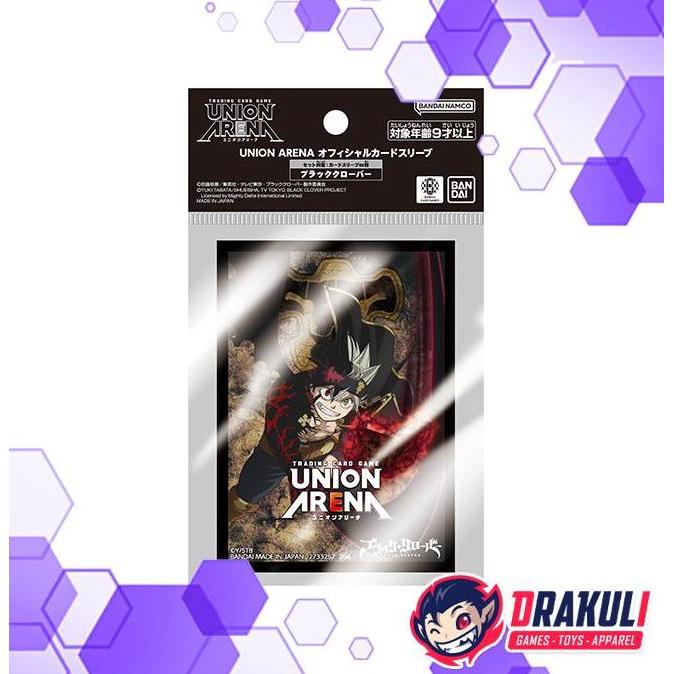 Union Arena Card Game Official Card Sleeve - Black Clover