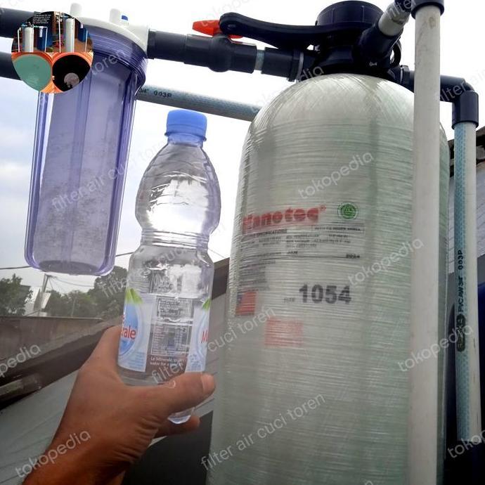 paket pasang filter air sumur pdam Nanotech 1054 manganes berkualitas