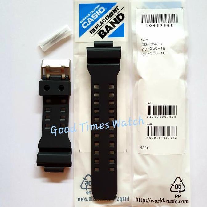Strap G-Shock Gd-350-1Dr / Gd-350 / Casio Original Restock