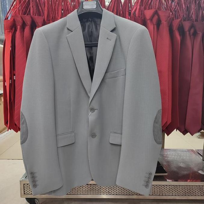 blazer pria casual abu abu bsize blazer casual import