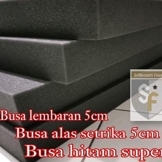 Busa Hitam.Busa Alas Setrika.Busa Alas Setrika 5Cm.Busa Lembaran.Busa Lembaran 5Cm Portabel Rumah Ta