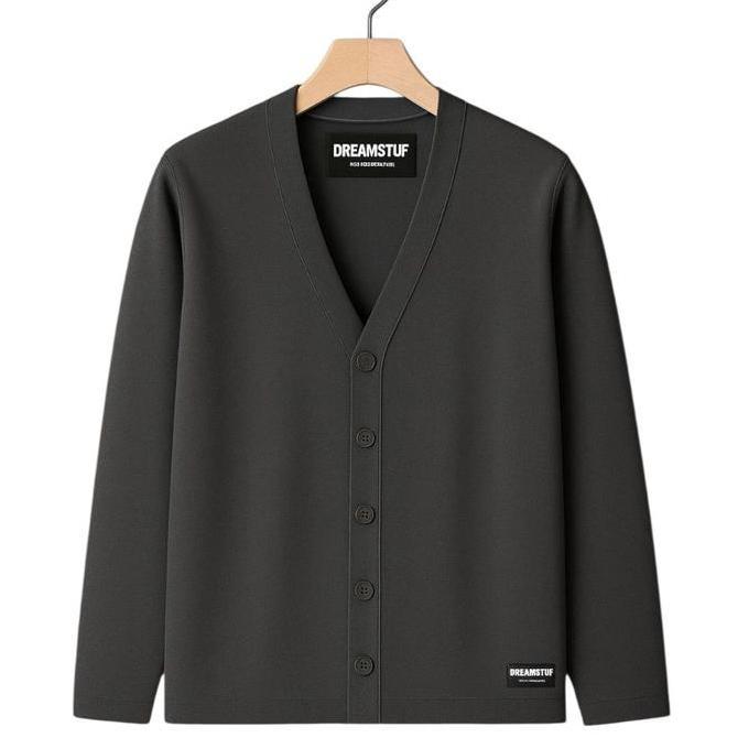 FREE ONGKIR SWEATER CARDIGAN KANCING V-NECK LENGAN PANJANG PREMIUMJAKET LAKI LAKI KEKINIAN PAKAIAN K