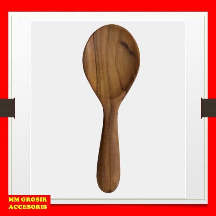 Kualitass- Centong Nasi Kayu Jati / Centong Kayu / Centong Nasi