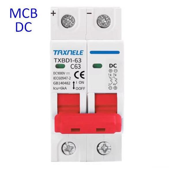 Spesial Mcb Dc 2P Taxnele 10-125 Amper