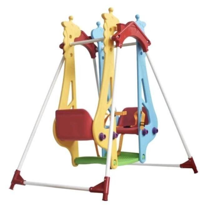 Mainan ayunan single swing jerapah giraffe besar playground taman bermain anak ayunan taman bermain 