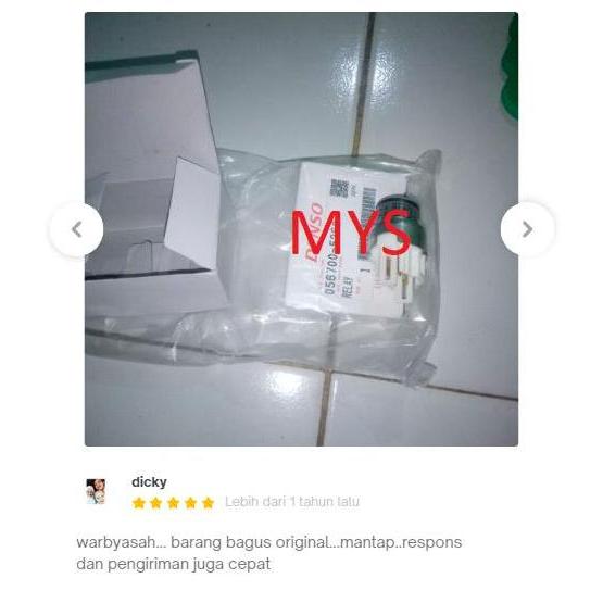 Autonix- Relay Kaki 4 Ac Mobil Bulat 056700 5260 12 Volt 22A Denso Asli