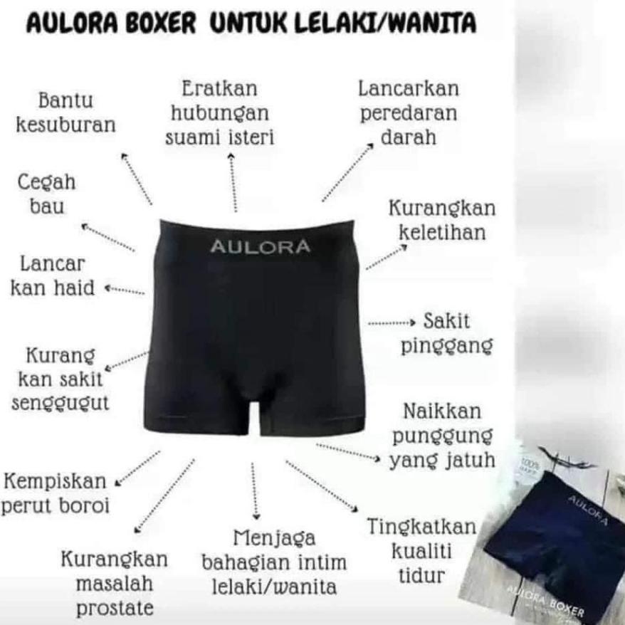 Aulora Boxer Celana Dalam Kesehatan Pria Wanita