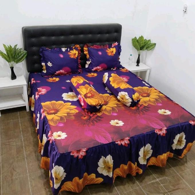 Sleeprm- Sprei Rumbai 180X200 160X200 140X200 120X200 Sarung