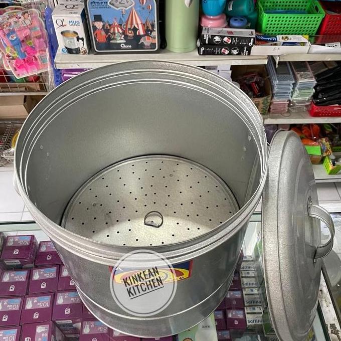 Kualitass- Langseng Alumunium Panci Kukusan - Jumbo