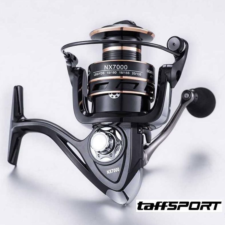 TaffSPORT Gold Sharking NX Series NX2000 NX4000 NX6000 Rel Real Rol Ril Gulungan Reel Pancing Murah 