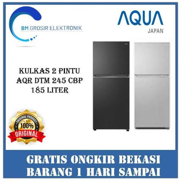 ORIGINAL AQUA KULKAS AQR 245CBP KULKAS 2 PINTU 185 LITER