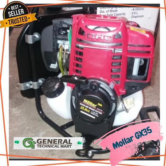 Terlaris Mesin Potong Rumput Mollar 4 Tak Model Honda Gx35