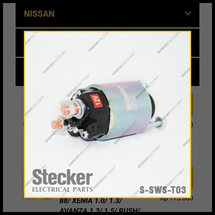 TERMURAH SELENOID SWIT SWITCH STARTER FEROZA TARUNA CLASSY 