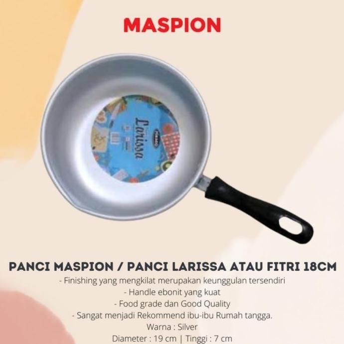 Kualitass- Panci Mie/Panci Masak/Panci Rebus Mie/Panci Maspion /Panci Larissa 18