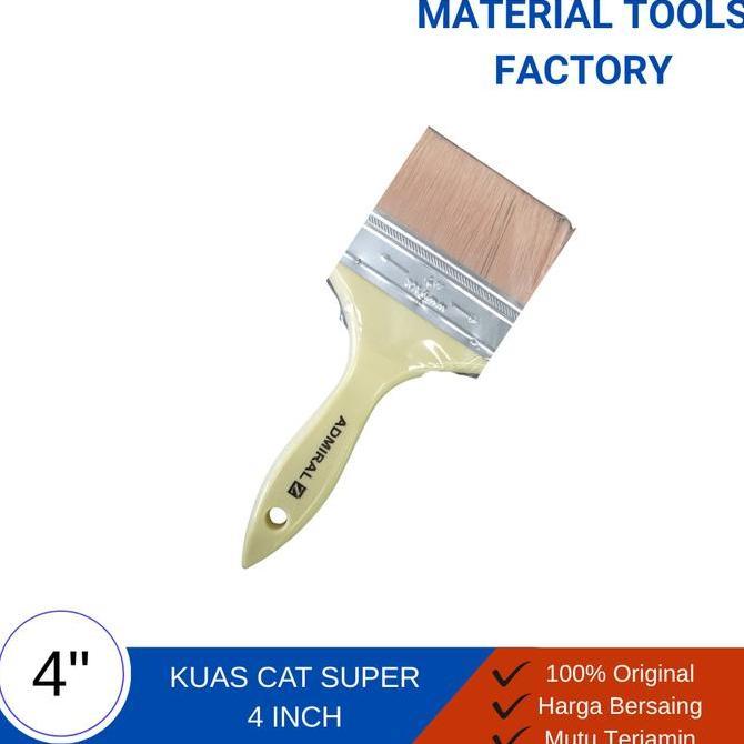 Wrnawrni- Kuas Cat Tembok Motto 4Inch / Kuas Cat Besar / Kuas Cat 4"