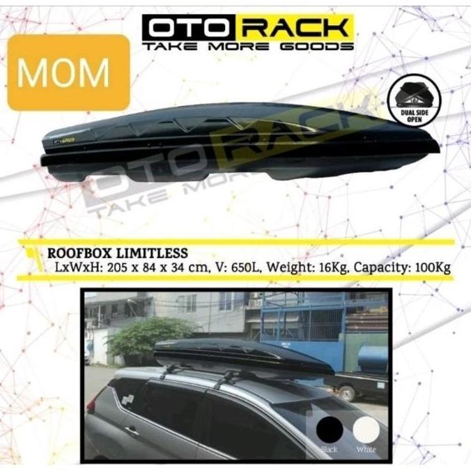 Otoproject Roof Box / Roofbox Otorack Tipe Limitless 650L