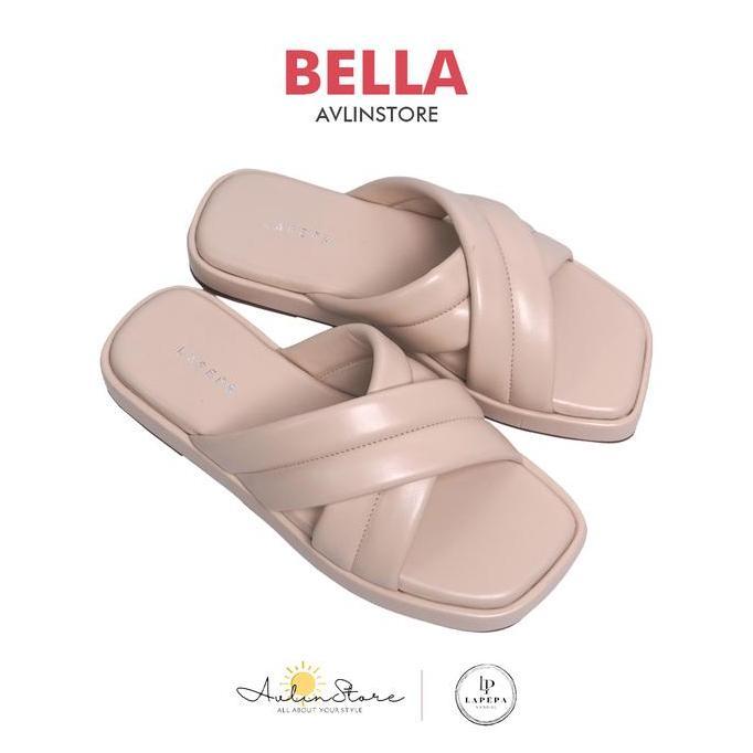 BEST SELLER LAPEPA SANDAL - BELLA SANDAL PLATFOM CANTIK KEKINIAN ANTI LICIN WANITA DEWASA SENDAL CEW