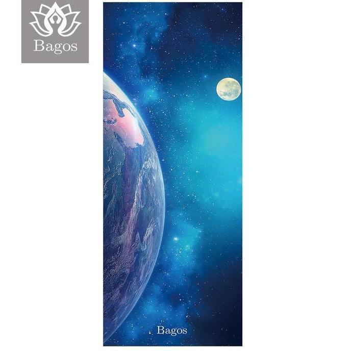 Bagos Rubber Yoga Mat, Berbahan Pu Yoga Mat + Ransel Yoga Gratis