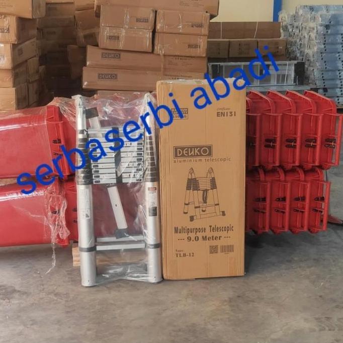 Tangga Double Teleskopik 9 Meter Denko Tipe Tlb 12