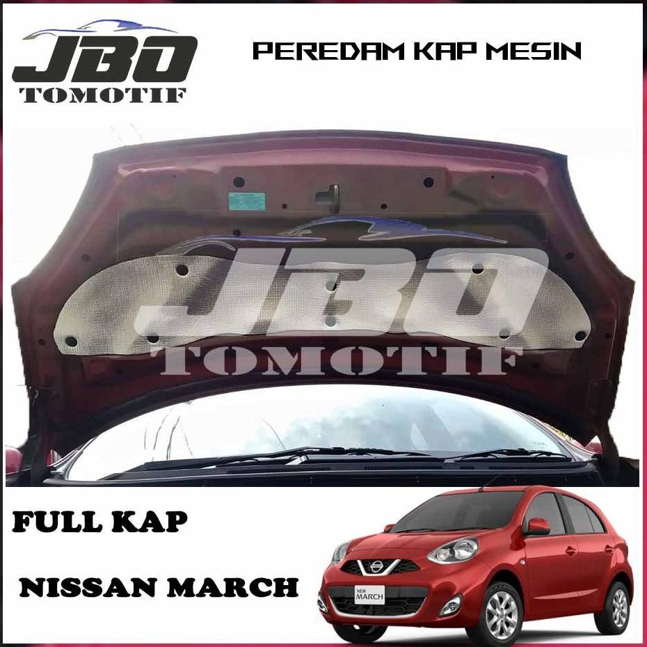 Peredam Panas Kap Mesin Mobil March pelindung kap mesin mobil