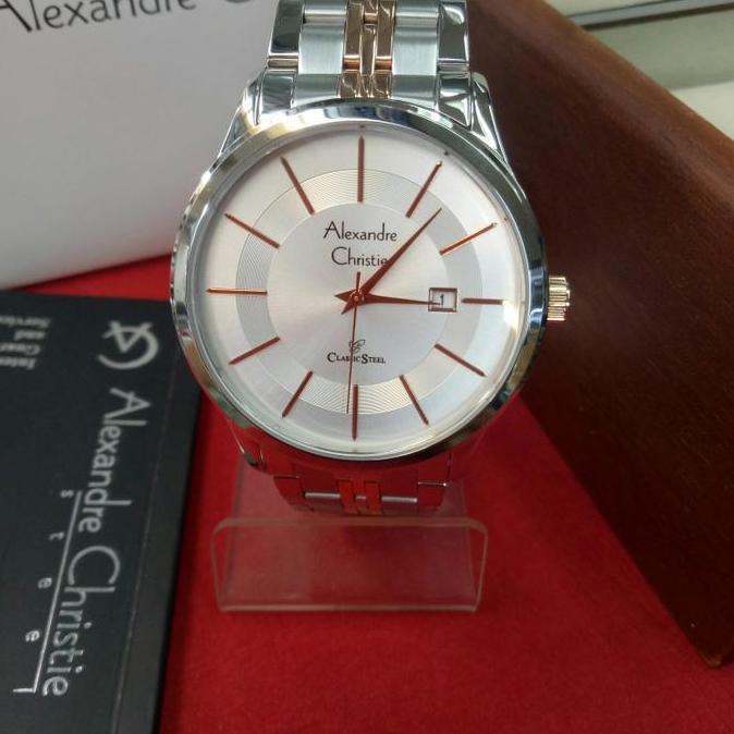 Jam Tangan Pria Alexandre Christie Ac 8348 MD Stainless Steel