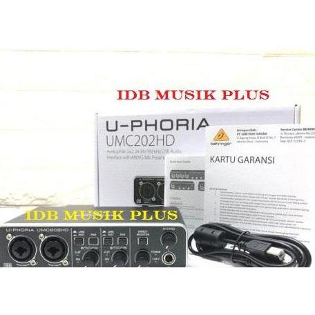 Soundcard BEHRINGER UMC202HD / UMC 202HD / UMC 202 HD ORIGINAL