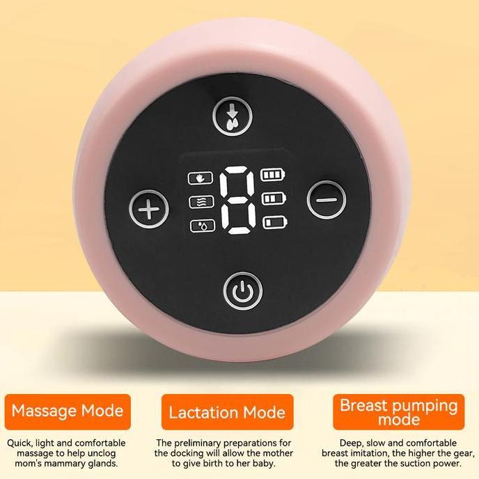 EVIANANGEL EB15 Pompa Payudara Tanpa Kabel Listrik Sepenuhnya Otomatis Pompa Payudara Portabel Hisap