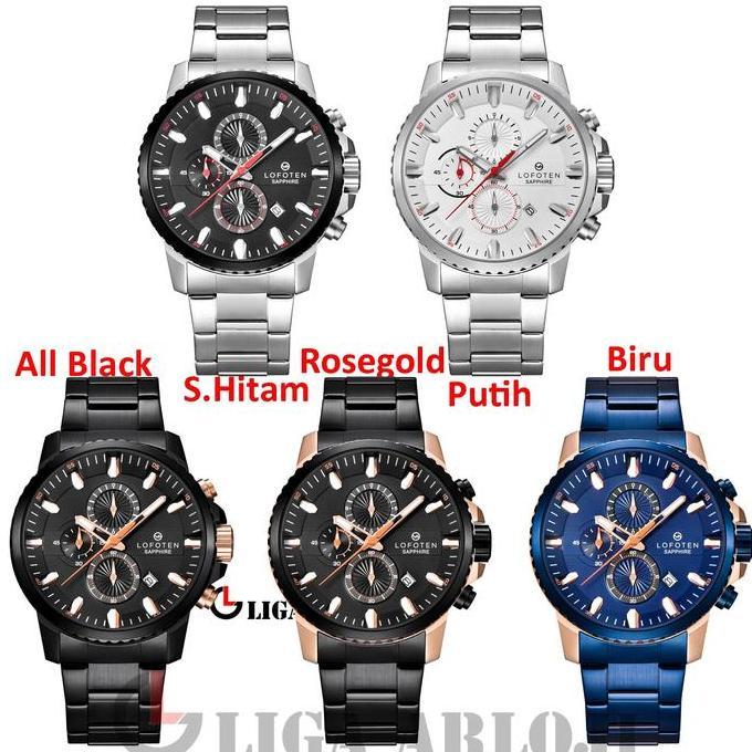 LOFOTEN Watch - Jam Tangan Pria - Sapphire - F-6503M - Chronograph
