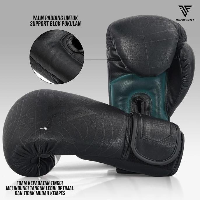TERLARIS Glove Muaythai Pretorian, Glove Boxing, Sarung Tangan Muaythai Wushu