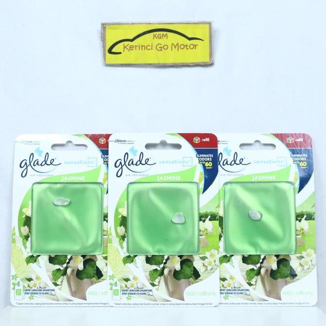 Lgsngkirim- Glade Jasmine - Parfum Mobil Glade Jasmine Refill - Pewangi Mobil