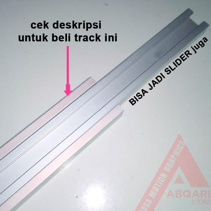 PROMO! t track / miter slot / table saw runner / miter saw track BISA GRAB!