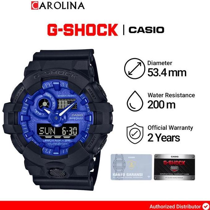 Casio G-SHOCK GA-700BP-1A Pria