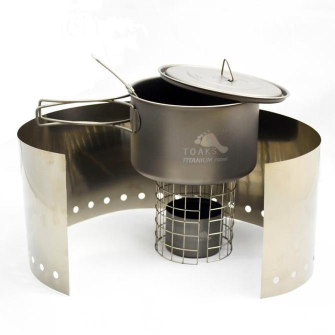 Alat Masak Camping Cooking Set Toaks Ultralight Titanium Cook System