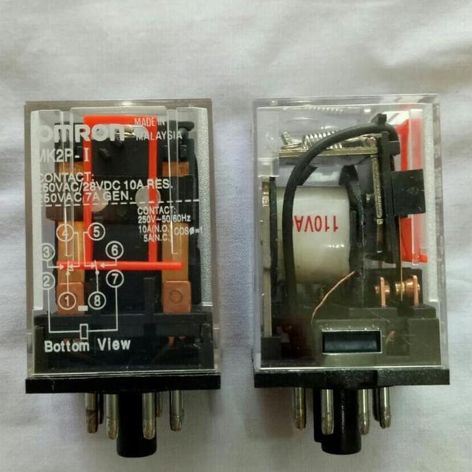 Spesial Relay Omron Mk2P-1 110V 10A - Relay Omron 8 Pin - Relay Omron 110V