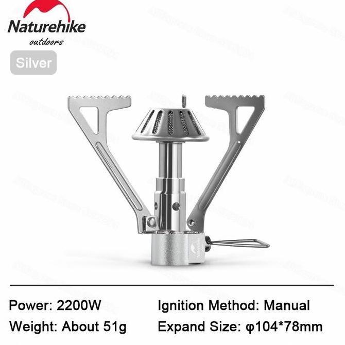 Kompor mini naturehike NH21RJ004 kompor lipat camping