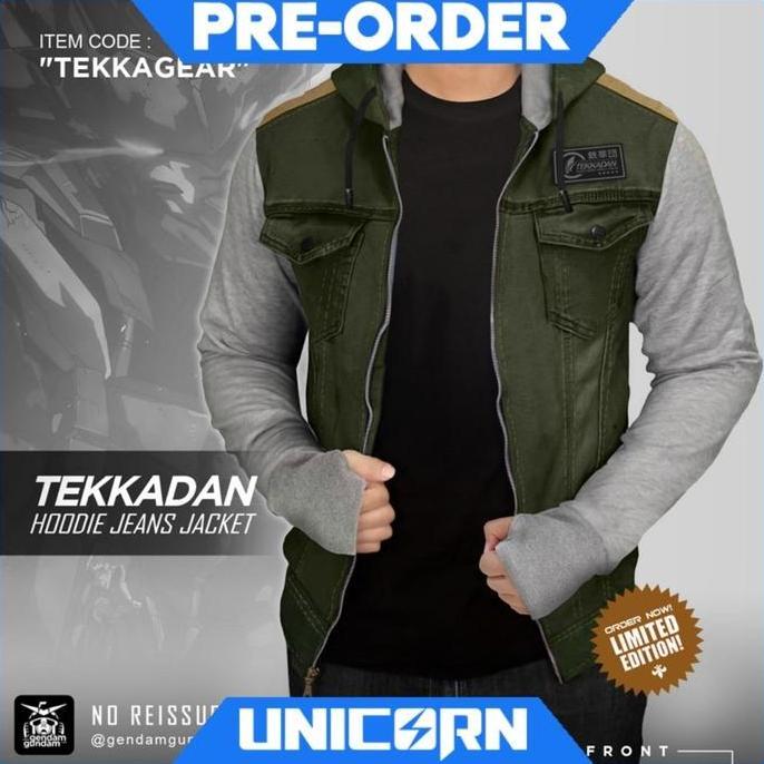 Hoodie Jeans Jacket Tekkadan Iron Blood Orphans