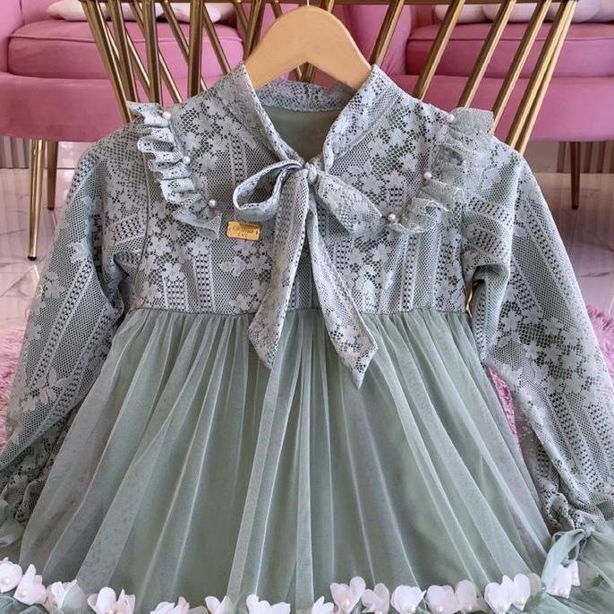 Best Seller, Baju Muslim Keluarga Cilla Dress Couple Burkat Anak Dan Ibu Mewah Gamis