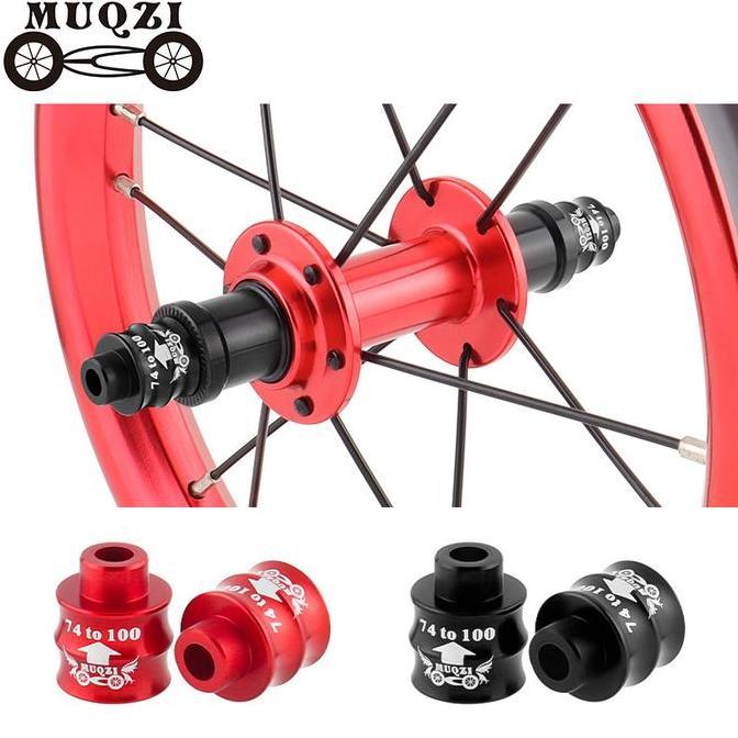 Muqzi Adaptor Hub Depan Sepeda 74Mm Ke 100Mm  Converter Extension Sambungan Hub Sepeda