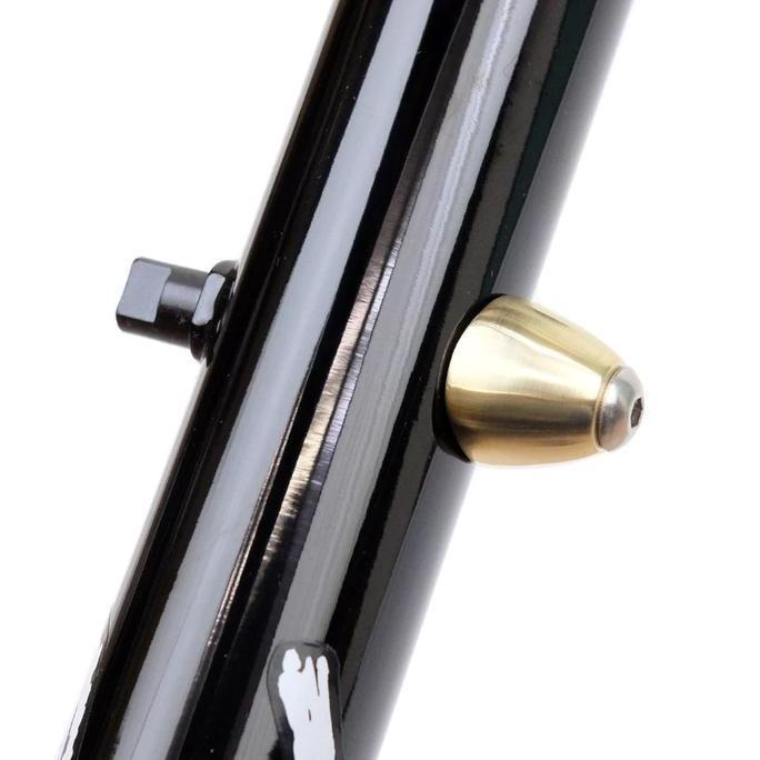 Blue Lug Downtube Shifter Boss Cover Brass