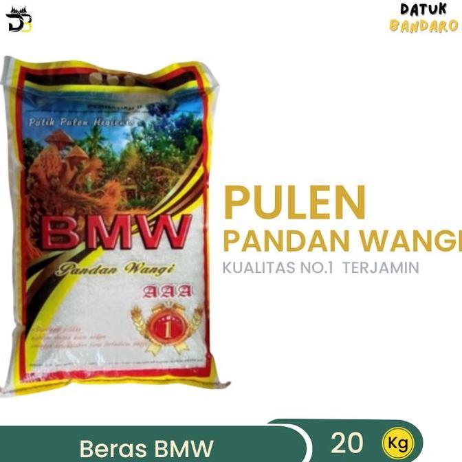 BERAS PANDAN WANGI 10/20/25 kg Beras BMW AAA Premium - Nasi Putih, Pulen, Wangi, Karung Laminasi - B