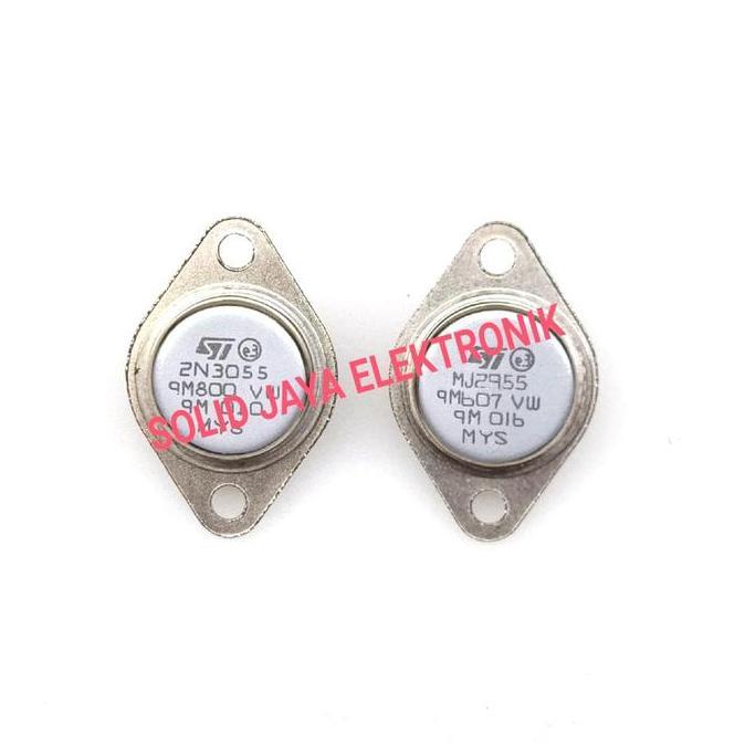 TRANSISTOR JENGKOL MJ2955 2N3055 MJ 2955 2N 3055 TR FINAL POWER AMPLI