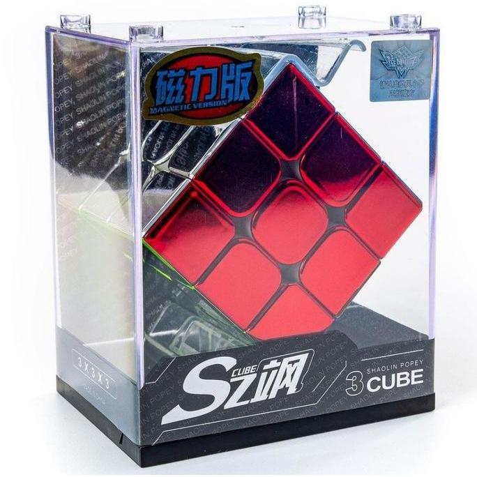 Magic Cube 3x3 Cyclone Boys Metallic Cube 3x3 M Magnetic Stickerless Puzzle Kubus Metal