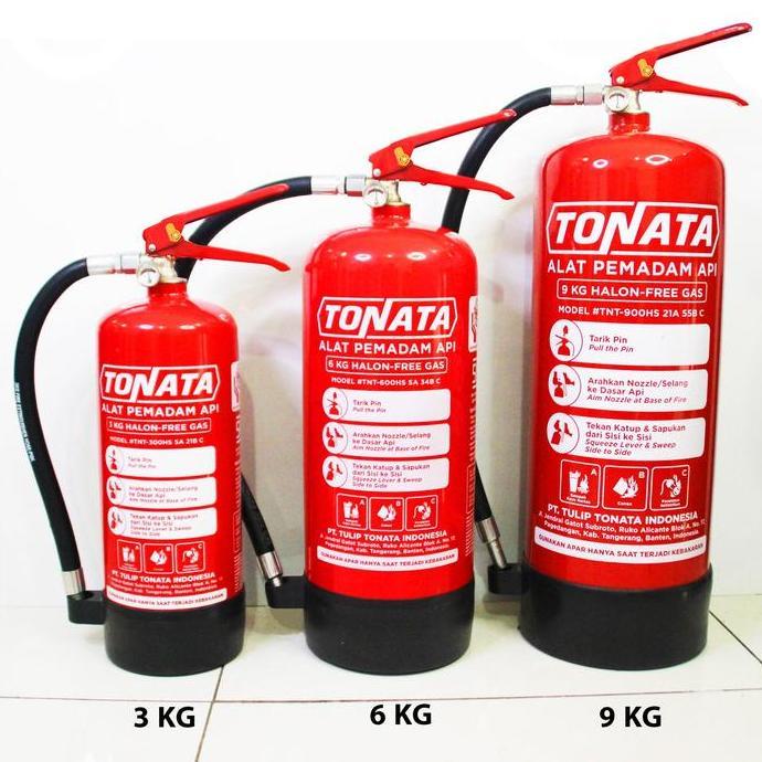 Alat Pemadam Api Tonata Sni / Apar Clean Agent Hcfc/Hfc 6 Kg
