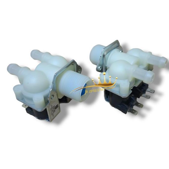 Ready Selenoid Water Inlet Valve 2 Inlet Mesin Cuci Panasonic Front Loading - Selenoid Mesin Cuci Pa