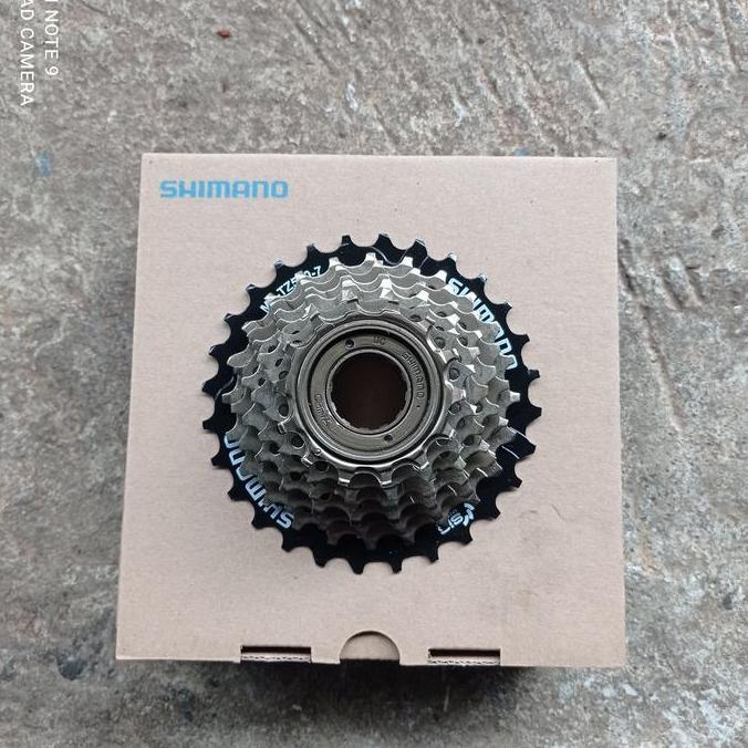 Freewheel Sprocket Shimano Original 7Sp 7Speed 7 Speed Tz500 14-28T Ulir Drat