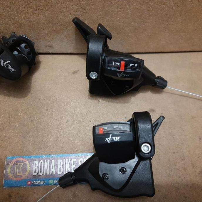 Murah Mini Groupset XLR8 3 x 9 speed - RD FD Shifter kanan kiri Non COD